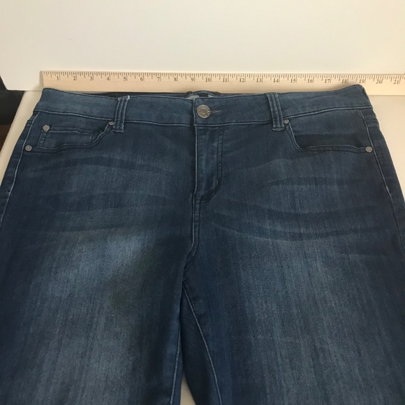 CELEBRITY PINK Ankle Length Jeans Vintage Dark Women’s Plus Size 20 - Picture 9 of 16